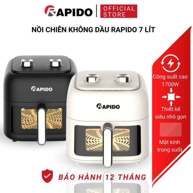 So sánh giá Nồi chiên không dầu Rapido 7 lít RAF-7.0M4 2M rẻ nhất? - Ảnh 18
