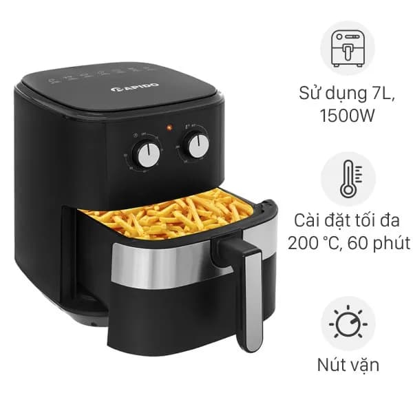 So sánh giá Nồi chiên không dầu Rapido 7 lít RAF-7.0M4 2M rẻ nhất? - Ảnh 6