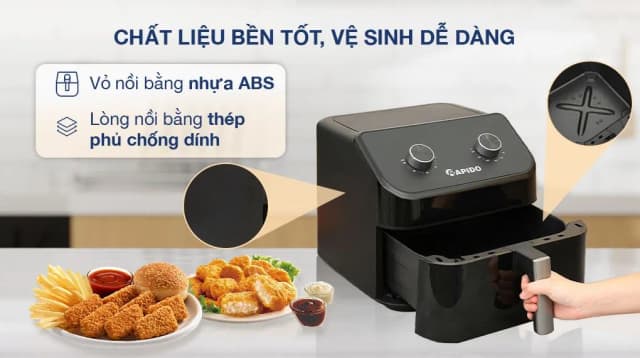 So sánh giá Nồi chiên không dầu Rapido 9 lít RAF-9.0M rẻ nhất? - Ảnh 11