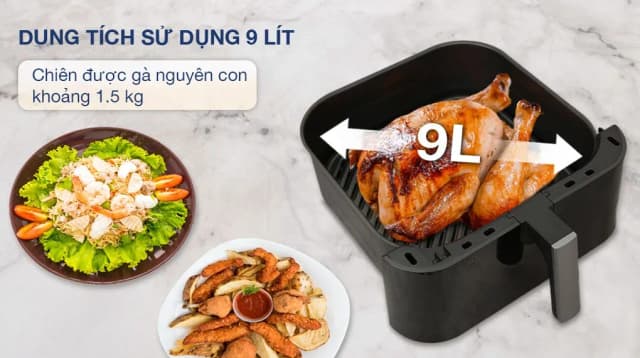 So sánh giá Nồi chiên không dầu Rapido 9 lít RAF-9.0M rẻ nhất? - Ảnh 3