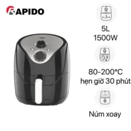 Nồi chiên không dầu Rapido RAF5.0M 5 lít - Giá rẻ nhất hôm nay - Ảnh 8