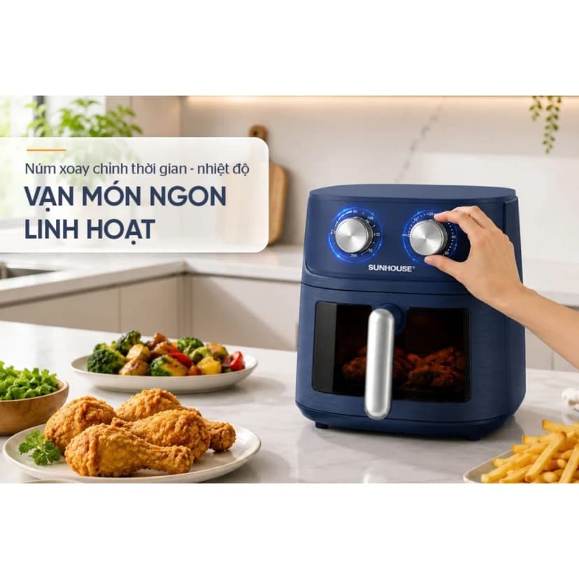 Nồi chiên không dầu Sunhouse 6.5 lít SHD4020 - Giá rẻ nhất hôm nay - Ảnh 4
