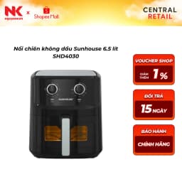 So sánh giá Nồi chiên không dầu Sunhouse 6.5 lít SHD4032 - Tìm sản phẩm giá rẻ nhất - Ảnh 14