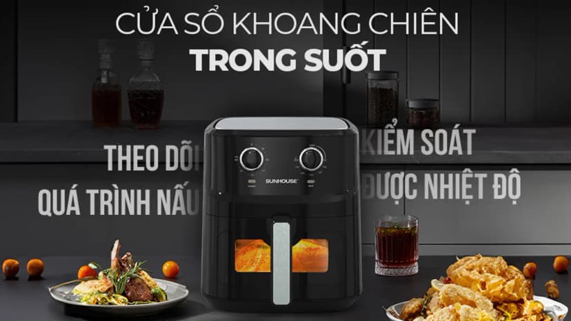 So sánh giá Nồi chiên không dầu Sunhouse 6.5 lít SHD4032 - Tìm sản phẩm giá rẻ nhất - Ảnh 17
