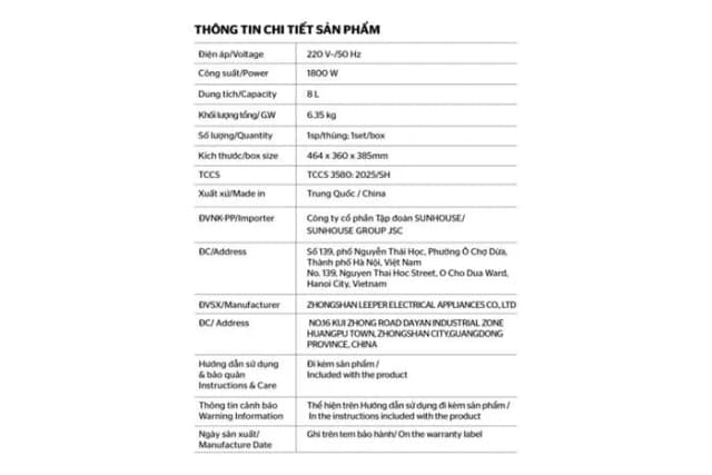 So sánh giá Nồi chiên không dầu Sunhouse 8 lít SHD4033 rẻ nhất? - Ảnh 14