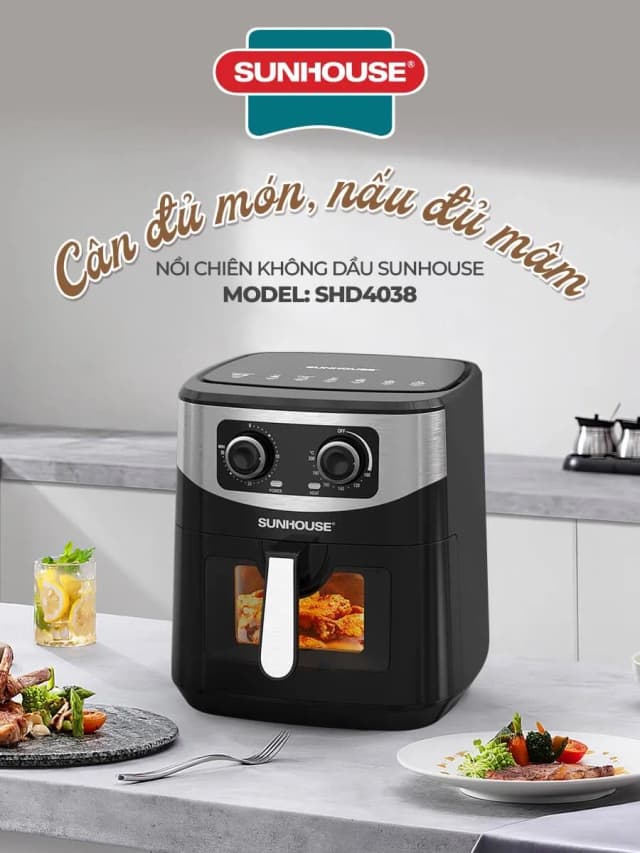 So sánh giá Nồi chiên không dầu Sunhouse 8 lít SHD4033 rẻ nhất? - Ảnh 15