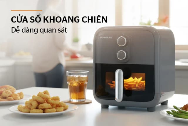 So sánh giá Nồi chiên không dầu Sunhouse 8 lít SHD4033 rẻ nhất? - Ảnh 10