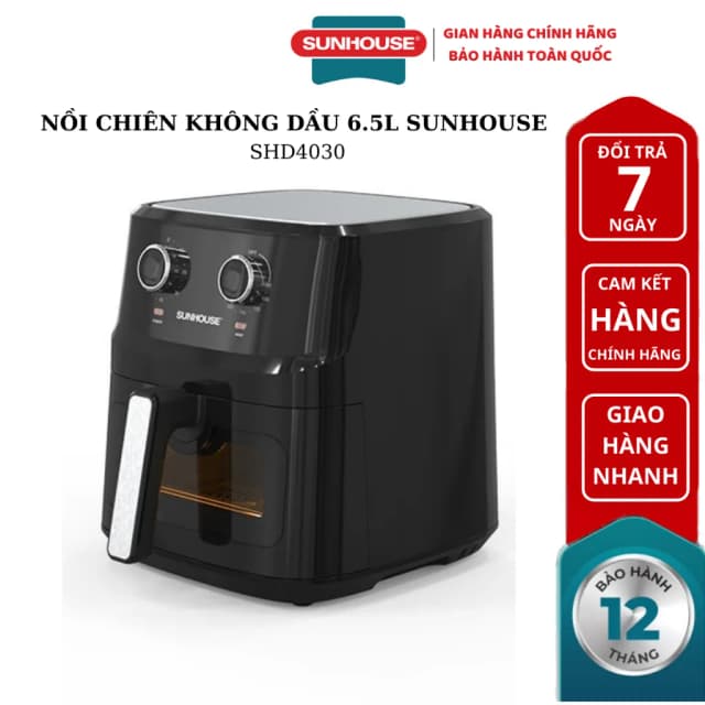 So sánh giá Nồi chiên không dầu Sunhouse 6.5 lít SHD4030 rẻ nhất? - Ảnh 9