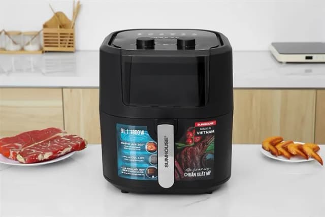 So sánh giá Nồi chiên không dầu Sunhouse 9 lít SHD4037 rẻ nhất? - Ảnh 4