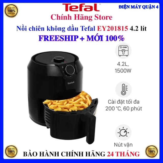 So sánh giá Nồi chiên không dầu Tefal 4.2 lít EY201815 rẻ nhất? - Ảnh 7