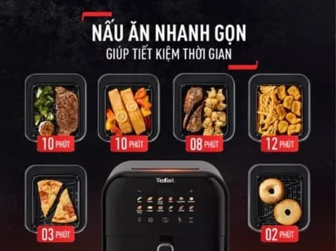 So sánh giá Nồi chiên không dầu Tefal Window 6 lít EY821868 rẻ nhất? - Ảnh 17