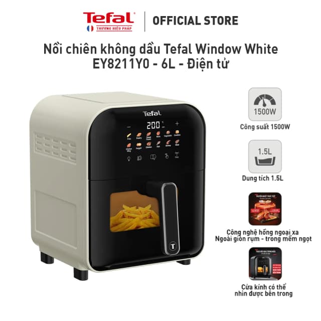 So sánh giá Nồi chiên không dầu Tefal Window 6 lít EY821868 rẻ nhất? - Ảnh 20