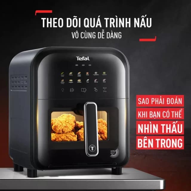 So sánh giá Nồi chiên không dầu Tefal Window 6 lít EY821868 rẻ nhất? - Ảnh 9