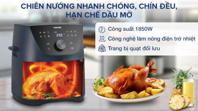 So sánh giá Nồi chiên không dầu Toshiba 7.4 lít AF-74CS2SRVN(B) rẻ nhất? - Ảnh 16