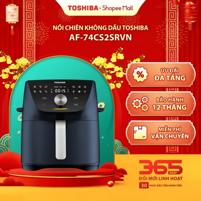 So sánh giá Nồi chiên không dầu Toshiba 7.4 lít AF-74CS2SRVN(B) rẻ nhất? - Ảnh 10