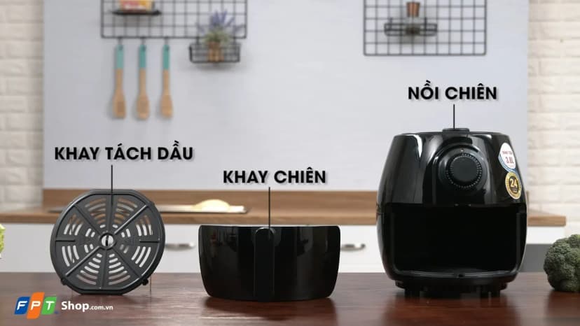 So sánh giá Nồi chiên không dầu Mishio MK-01 3.8 lít - Tìm sản phẩm giá rẻ nhất - Ảnh 13