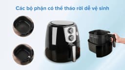 So sánh giá Nồi chiên không dầu Mishio MK-01 3.8 lít - Tìm sản phẩm giá rẻ nhất - Ảnh 15