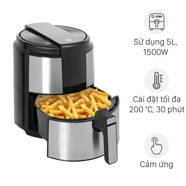 So sánh giá Nồi chiên không dầu Mishio MK-01 3.8 lít - Tìm sản phẩm giá rẻ nhất - Ảnh 16