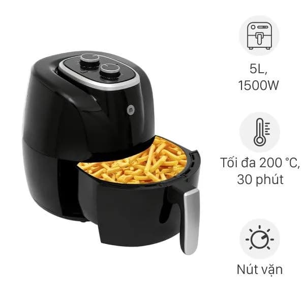 So sánh giá Nồi chiên không dầu Mishio MK-01 3.8 lít - Tìm sản phẩm giá rẻ nhất - Ảnh 17