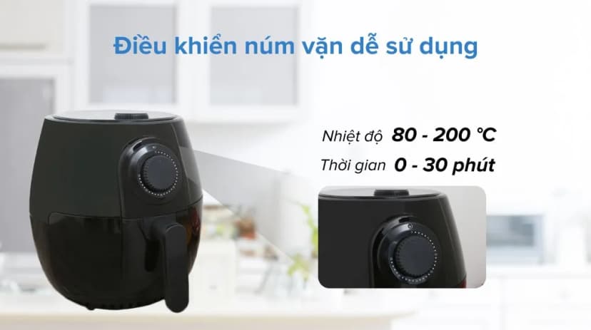 So sánh giá Nồi chiên không dầu Mishio MK-01 3.8 lít - Tìm sản phẩm giá rẻ nhất - Ảnh 7