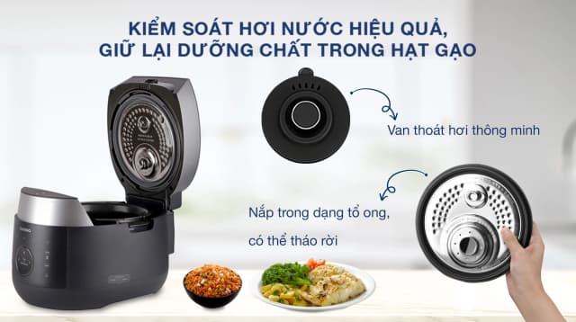 Top 1 so sánh giá Nồi cơm áp suất cao tần Cuckoo 1.08 lít CRP-BHBC0600F - Tìm sản phẩm giá rẻ nhất - Ảnh 15