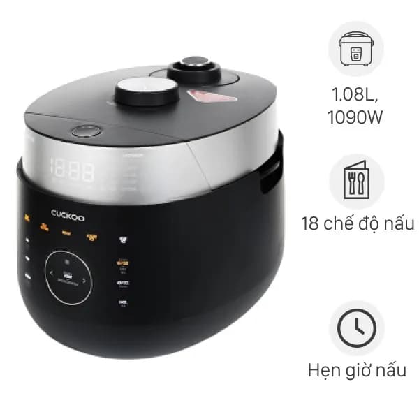 So sánh giá Nồi cơm áp suất cao tần Cuckoo 1.08 lít CRP-LHBR0600F - Tìm sản phẩm giá rẻ nhất - Ảnh 3