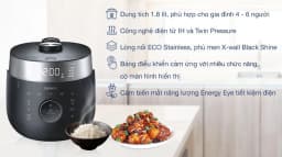 So sánh giá Nồi cơm áp suất cao tần Cuckoo 1.8 lít CRP-LHBR1000F - Tìm sản phẩm giá rẻ nhất - Ảnh 15