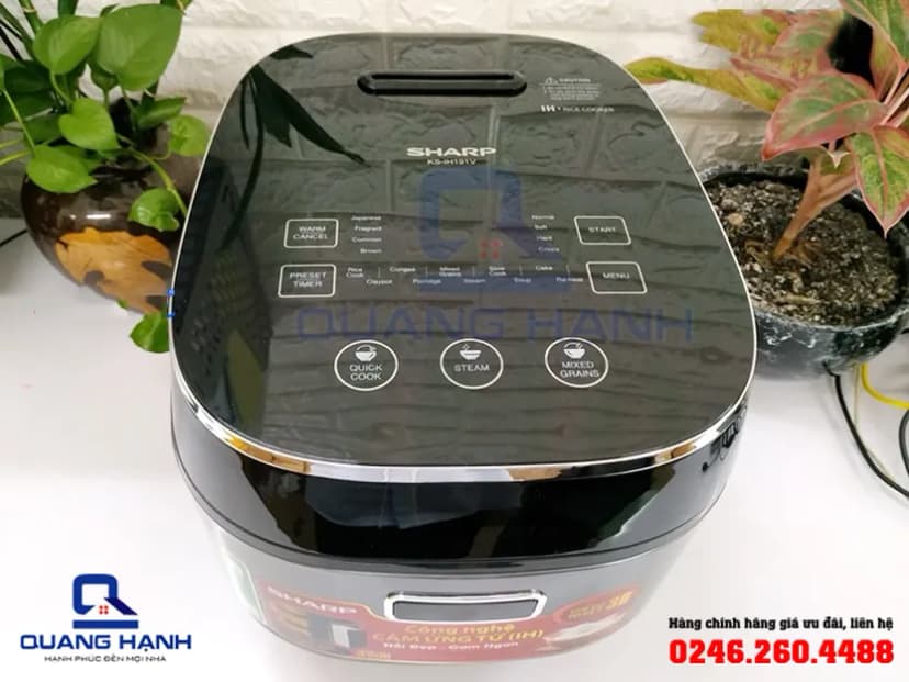So sánh giá Nồi cơm áp suất cao tần Sharp 1.8 lít KS-XW181V-S - Tìm sản phẩm giá rẻ nhất - Ảnh 2