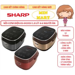 So sánh giá Nồi cơm áp suất cao tần Sharp 1.8 lít KS-XW181V-S - Tìm sản phẩm giá rẻ nhất - Ảnh 16