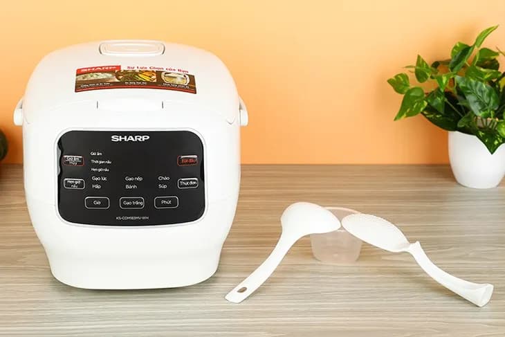 So sánh giá Nồi cơm áp suất cao tần Sharp 1.8 lít KS-XW181V-S - Tìm sản phẩm giá rẻ nhất - Ảnh 4
