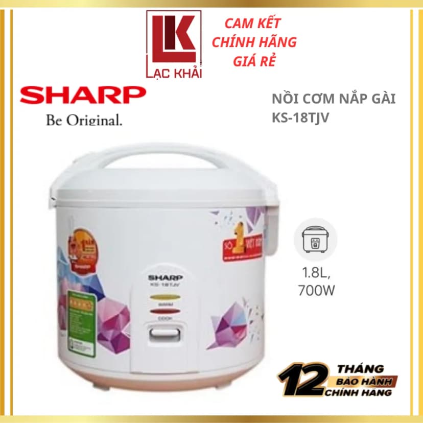 So sánh giá Nồi cơm áp suất cao tần Sharp 1.8 lít KS-XW181V-S - Tìm sản phẩm giá rẻ nhất - Ảnh 8
