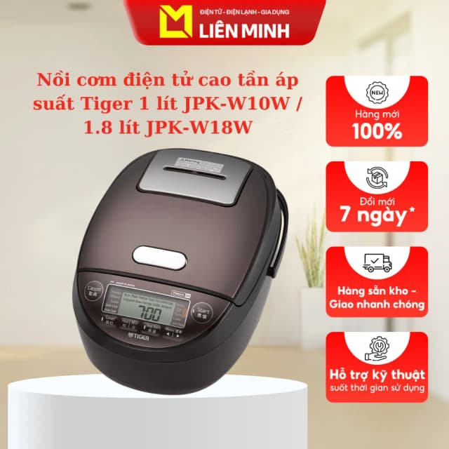 Top 1 so sánh giá Nồi cơm áp suất cao tần Tiger 1.0 lít JPK-W10W - Tìm sản phẩm giá rẻ nhất - Ảnh 3