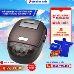 Nồi cơm áp suất cao tần Tiger 1.0 lít JPK-W10W - Giá rẻ nhất hôm nay - Ảnh 7