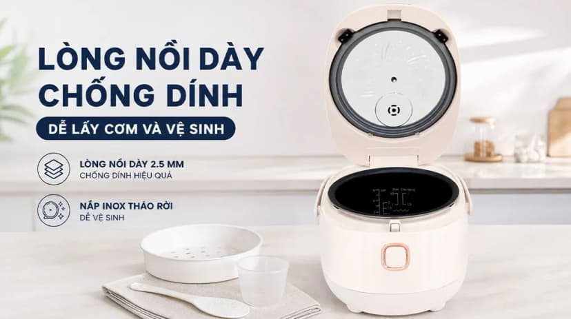 So sánh giá Nồi cơm cao tần BlueStone 1.2 lít RCB-5981 - Tìm sản phẩm giá rẻ nhất - Ảnh 5