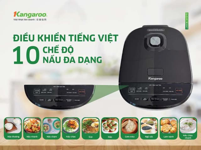 So sánh giá Nồi cơm cao tần Kangaroo 1.5 lít KGRC15IH3G rẻ nhất? - Ảnh 9