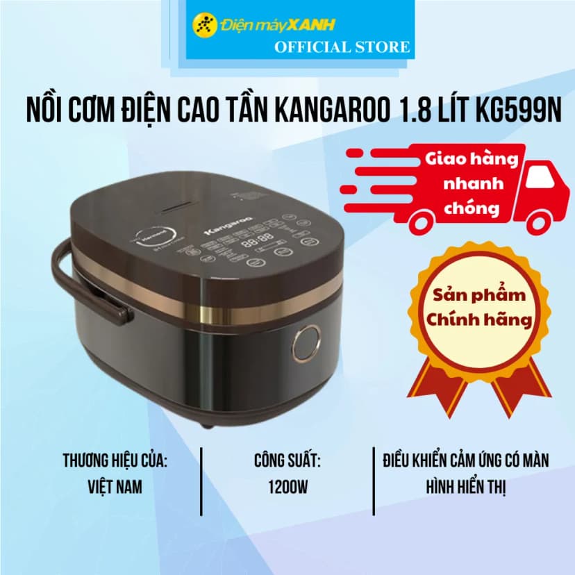 Nồi cơm cao tần Kangaroo 1.8 lít KGR18IH3 - Giá rẻ nhất hôm nay - Ảnh 20