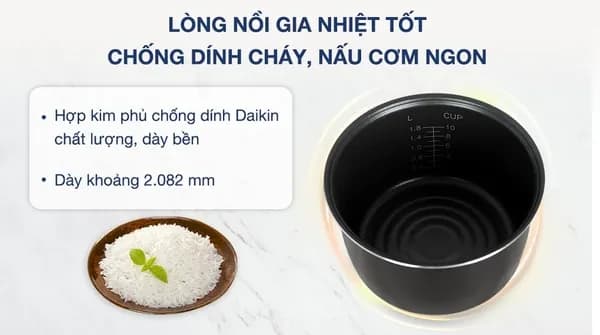 So sánh giá Nồi cơm cao tần Sunhouse Mama 1.8 lít SHD8959 rẻ nhất? - Ảnh 18