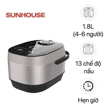 So sánh giá Nồi cơm cao tần Sunhouse Mama 1.8 lít SHD8959 rẻ nhất? - Ảnh 10