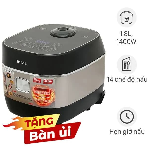 So sánh giá Nồi cơm cao tần Tefal Rice Master Max 1.8 lít RK819868 rẻ nhất? - Ảnh 2