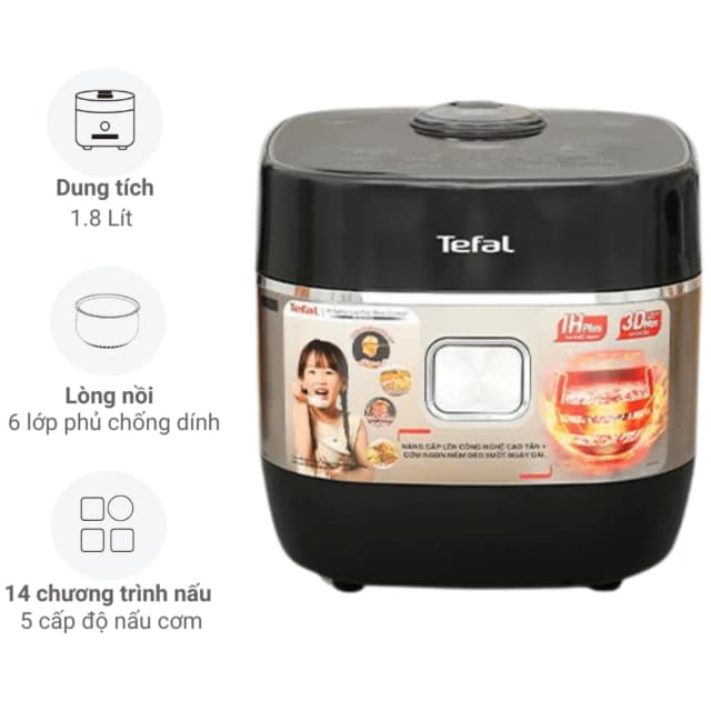 So sánh giá Nồi cơm cao tần Tefal Rice Master Max 1.8 lít RK819868 rẻ nhất? - Ảnh 16