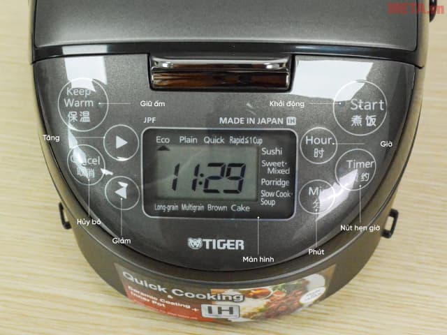 Top 1 so sánh giá Nồi cơm cao tần Tiger 0.54 lít JPF-A55W - Xám - Tìm sản phẩm giá rẻ nhất - Ảnh 4