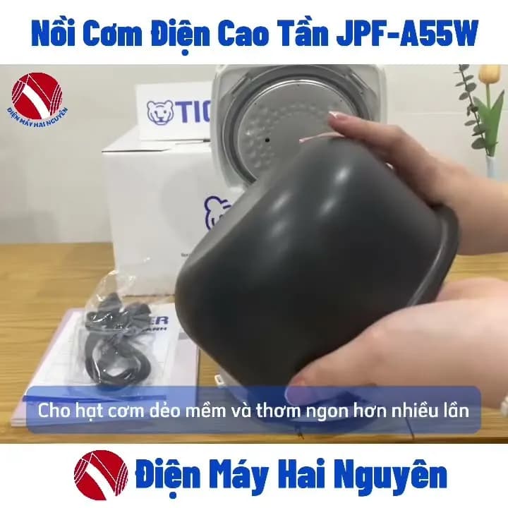 Nồi cơm cao tần Tiger 0.54 lít JPF-A55W - Xám - Giá rẻ nhất hôm nay - Ảnh 53