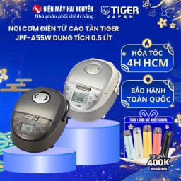 Nồi cơm cao tần Tiger 0.54 lít JPF-A55W - Xám - Giá rẻ nhất hôm nay - Ảnh 7