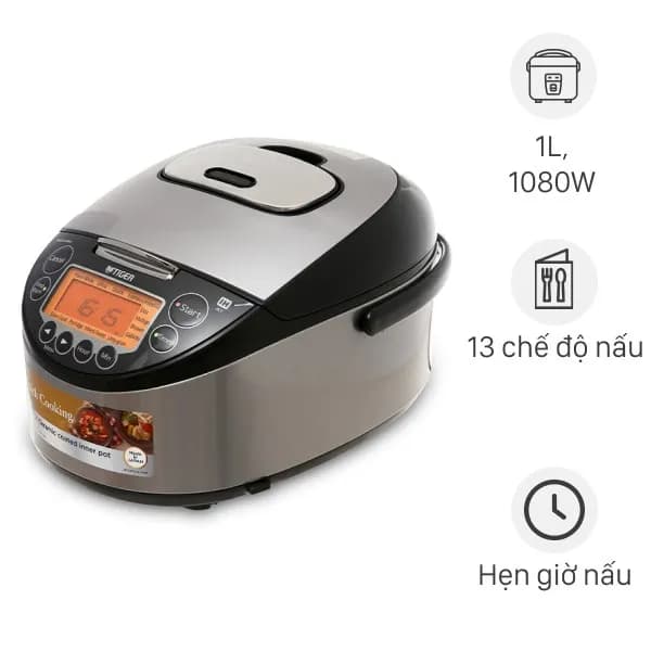 Top 1 so sánh giá Nồi cơm cao tần Tiger 0.54 lít JPF-A55W - Xám - Tìm sản phẩm giá rẻ nhất - Ảnh 76