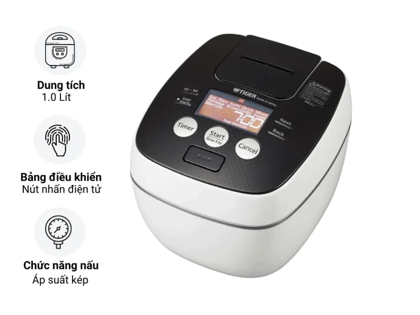 Nồi cơm cao tần Tiger 0.54 lít JPF-A55W - Xám - Giá rẻ nhất hôm nay - Ảnh 87