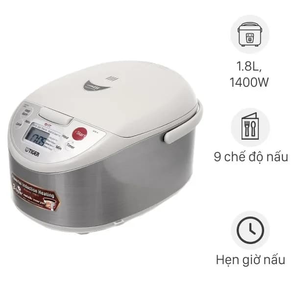 Top 1 so sánh giá Nồi cơm cao tần Tiger 1.8 lít JPM-H18V - Tìm sản phẩm giá rẻ nhất - Ảnh 48