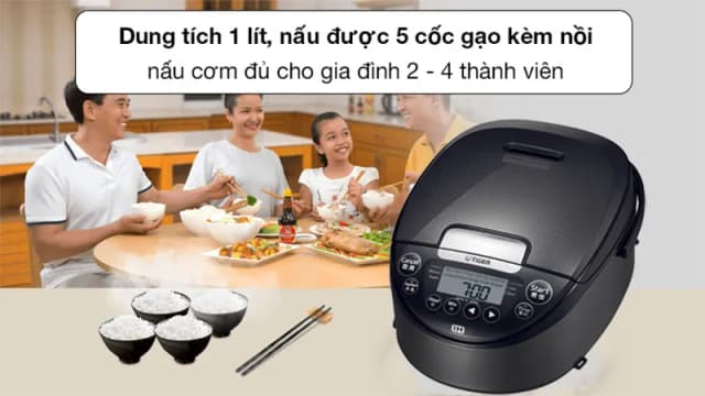 Top 1 so sánh giá Nồi cơm cao tần Tiger 1.8 lít JPW-G18W - Tìm sản phẩm giá rẻ nhất - Ảnh 22