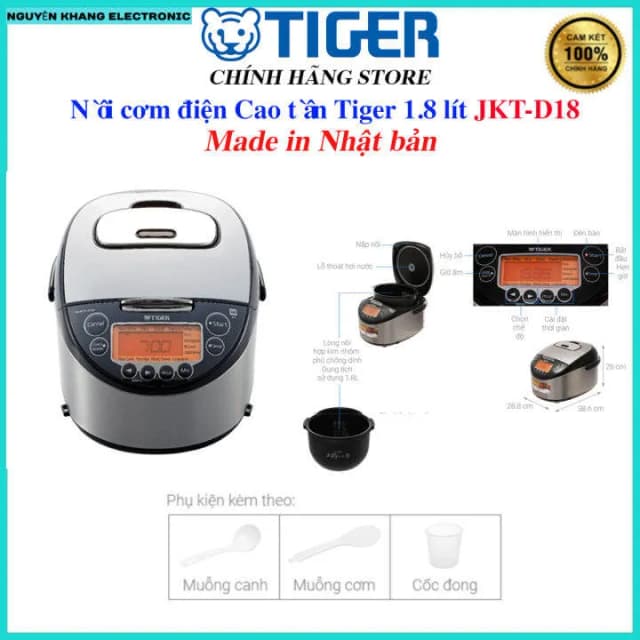 Top 1 so sánh giá Nồi cơm cao tần Tiger 1.8 lít JPW-G18W - Tìm sản phẩm giá rẻ nhất - Ảnh 52