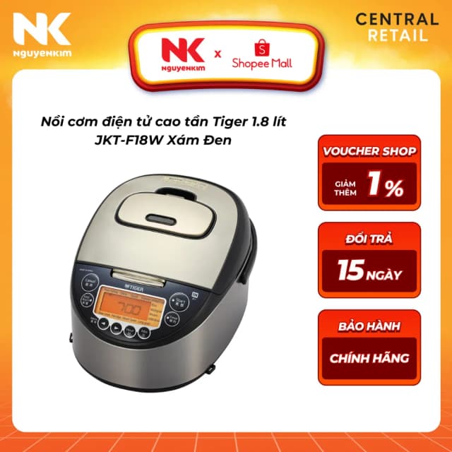 Top 1 so sánh giá Nồi cơm cao tần Tiger 1.8 lít JPW-G18W - Tìm sản phẩm giá rẻ nhất - Ảnh 55
