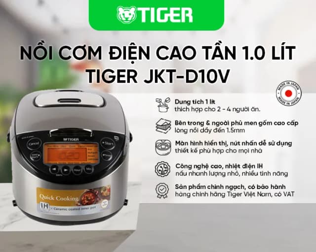 Top 1 so sánh giá Nồi cơm cao tần Tiger 1.8 lít JPW-G18W - Tìm sản phẩm giá rẻ nhất - Ảnh 88